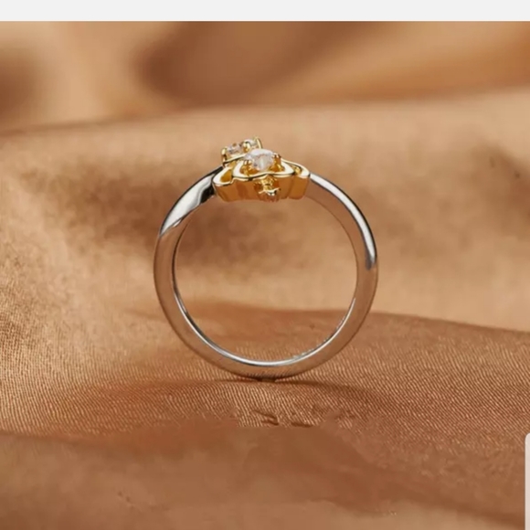 New Women gold Silver Crown Open Adjustable - Picture 2 of 2